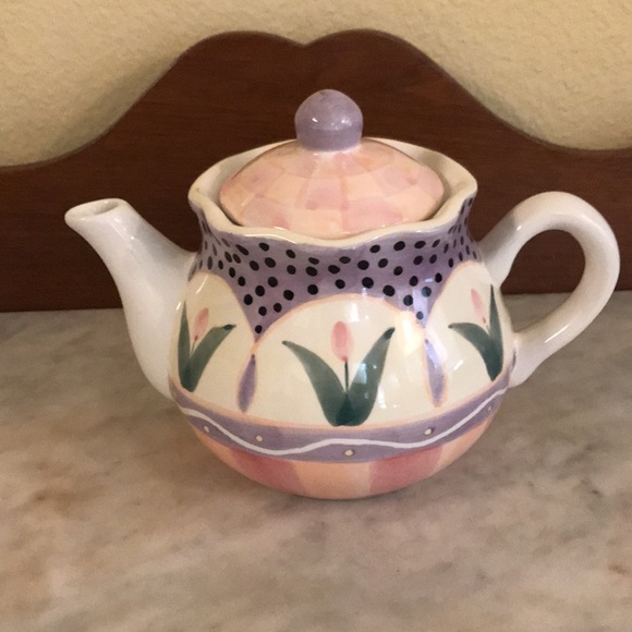 Vintage-Hand Painted Ceramic Teapot-Ashley Collection-Tulip’s 🌷 - Picture 8 of 9